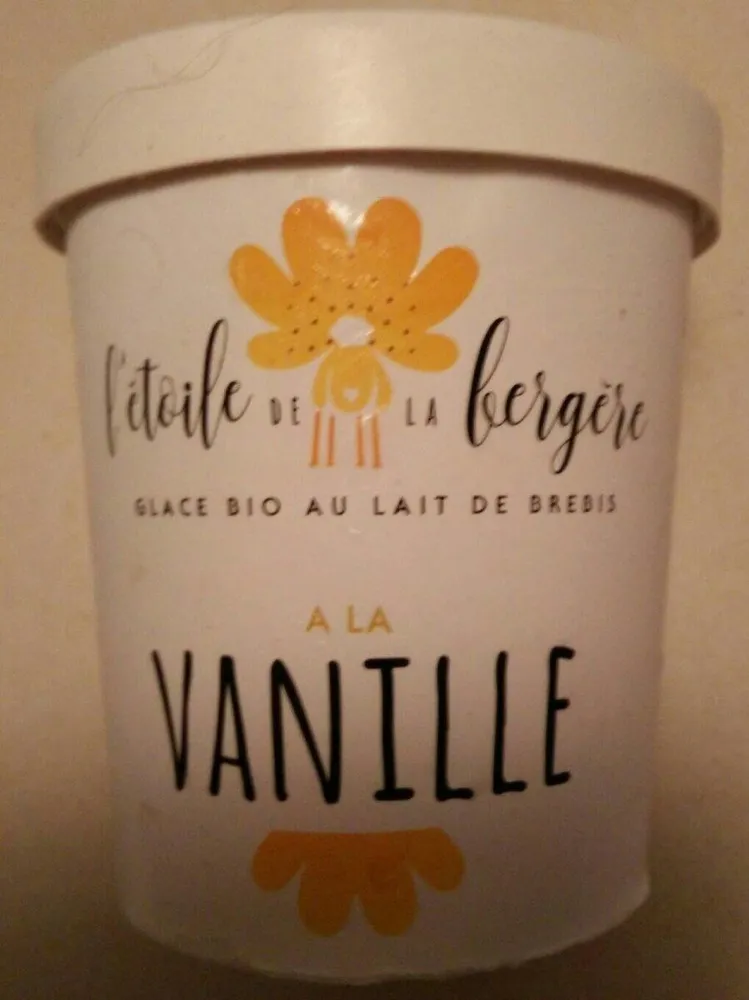 Glace bio au lait de brebis à la vanille