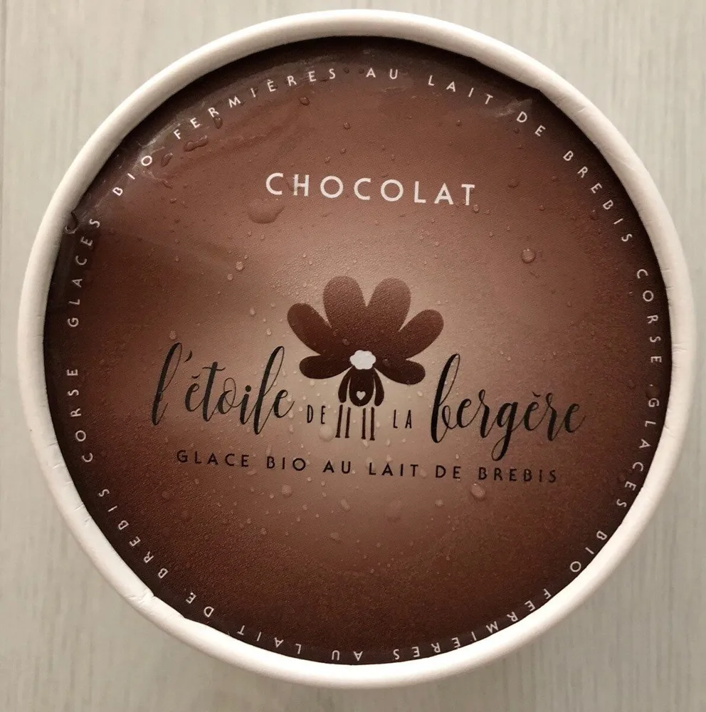 Glace bio au lait de brebis au chocolat