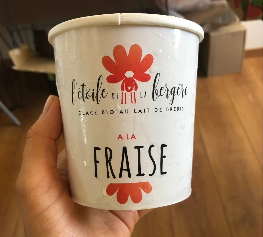 Glace bio au lait de brebis