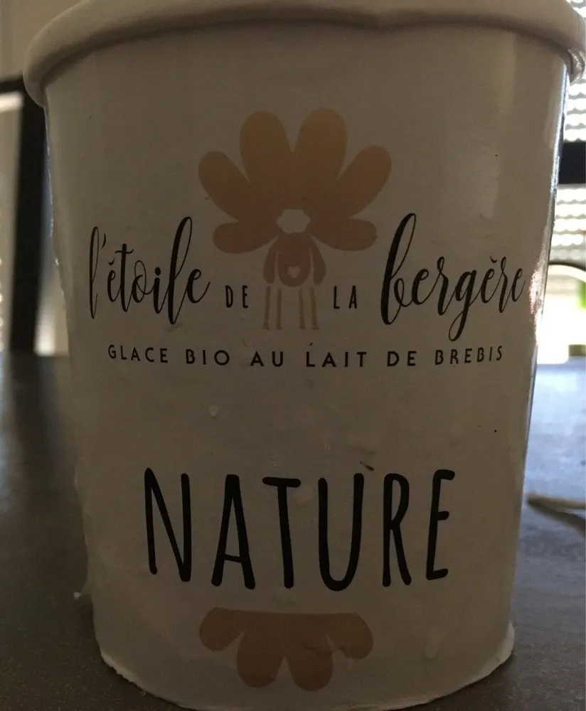 Glace bio au lait de brebis
