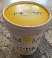 Glace fermière bio au citro au lait de brebis