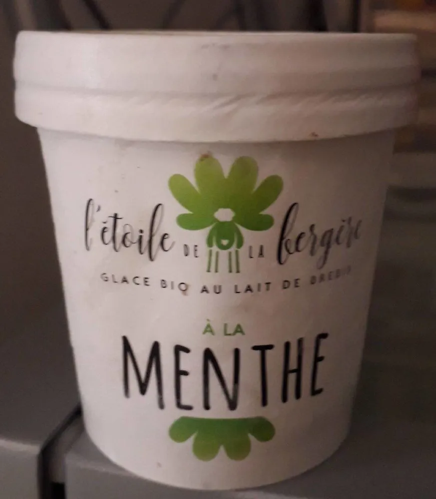 Glace bio au lait de brebis à la menthe