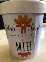 Glace fermière bio au miel