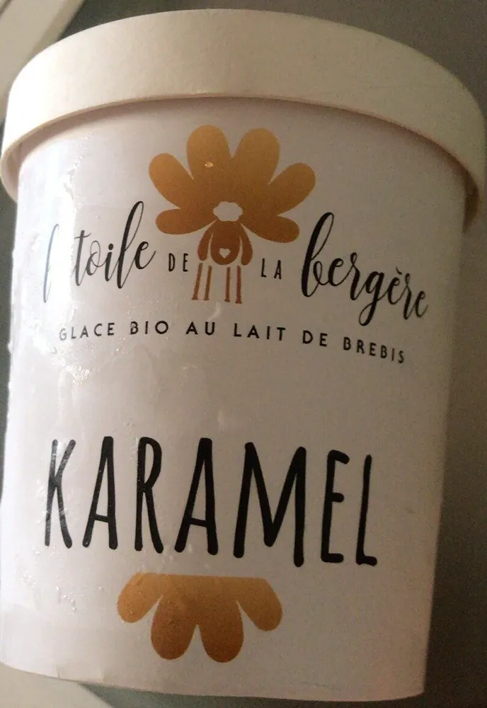 Glace Bio au Lait de Brebis: Karamel