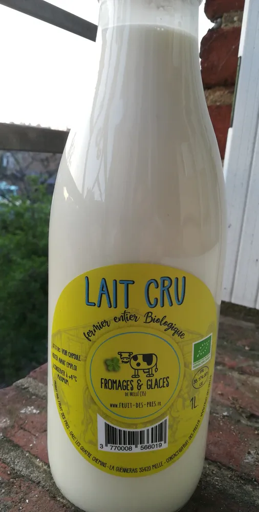 lait cru fermier entier biologique