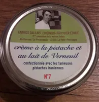 Crème à la pistache et au lait de Verneuil