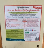Sève de bouleau lacto-fermentée
