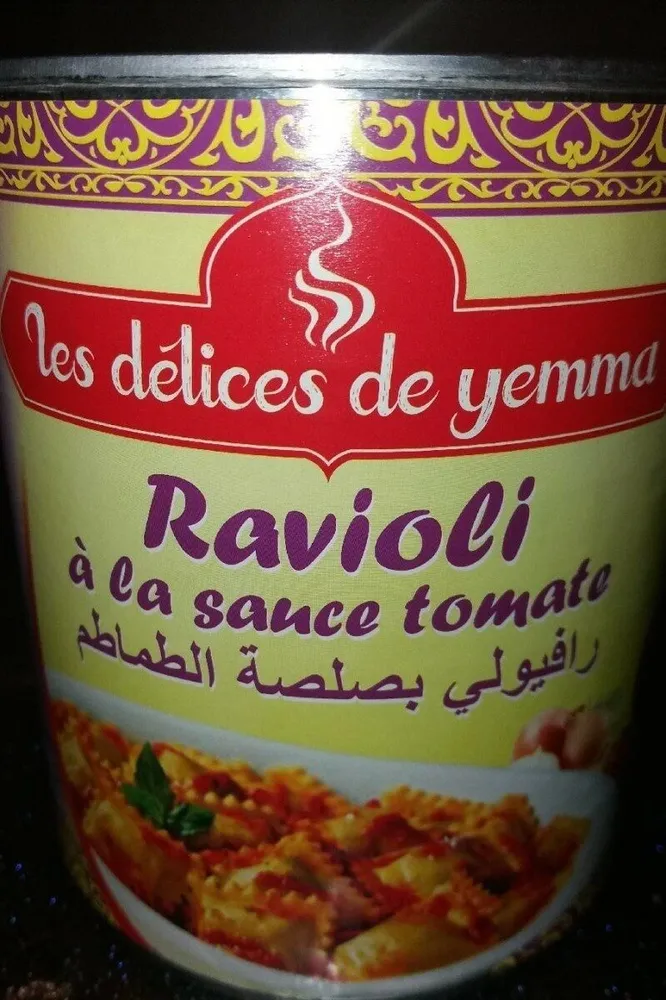 Ravioli à la sauce tomate
