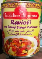 Ravioli pur bœuf sauce italienne
