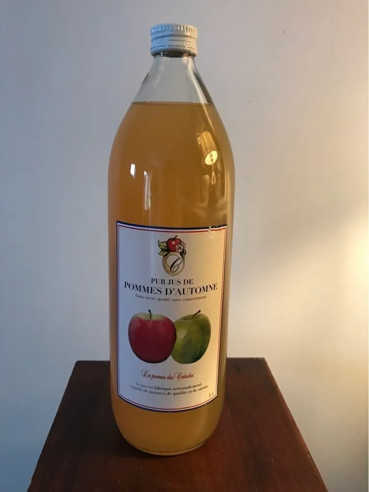 Pur jus de pommes d'automne