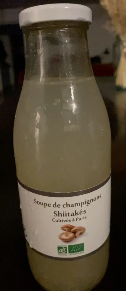 Soupe de champignons Shiitakés