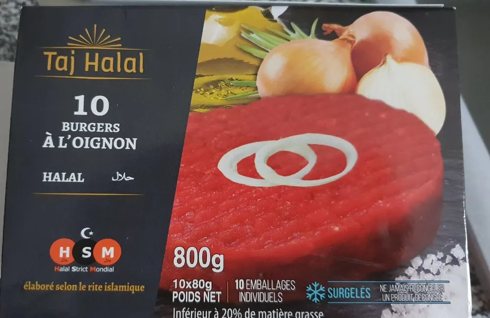 Burgers à l'oignon