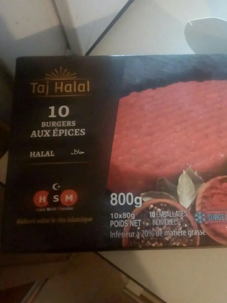 10 burgers aux épices