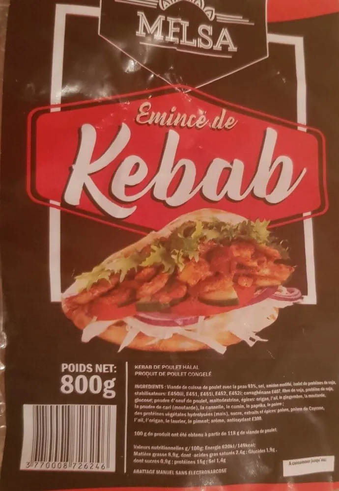 Emincé de kebab