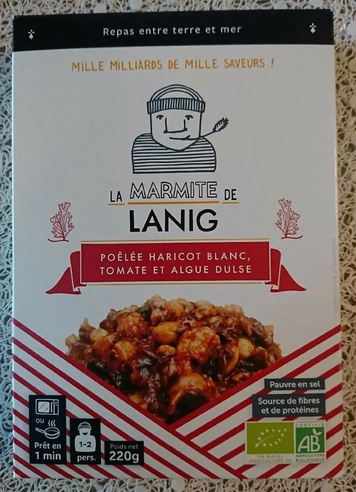 Poêlée Haricot blanc, tomate et algue Dulse