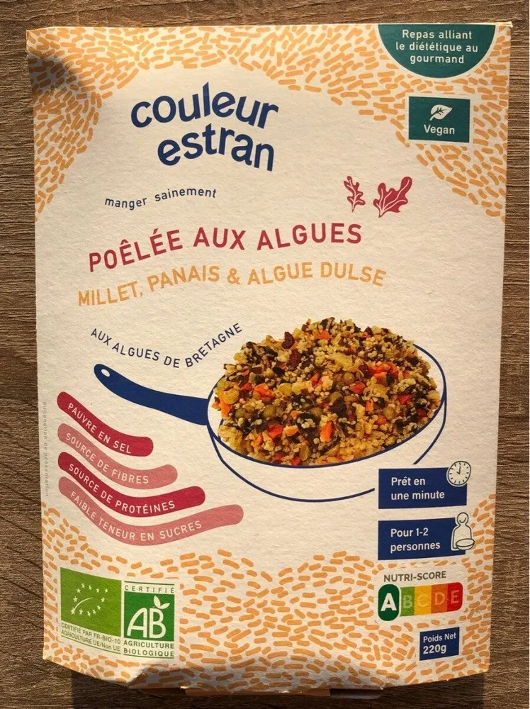 Poêlée Millet, panais et algue Dulse