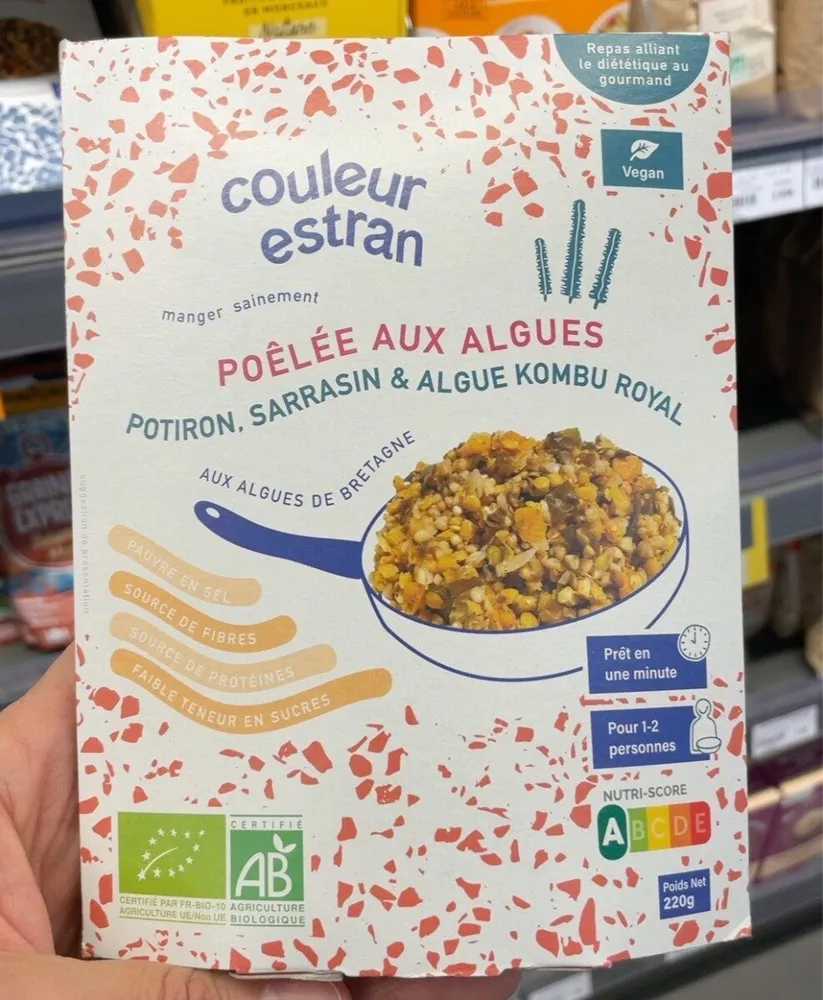 Porêlée aux algues potiron...