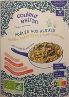 Poêlée aux algues : poireau, champignon, haricot de mer