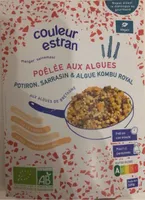 Poelee aux algues potiron sarrasin et algues kombu royal