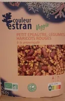 Petit épeautre, légumes, haricots rouges à la provençale