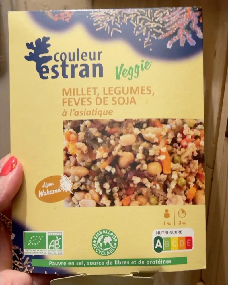 Millet légumes fèves de soja