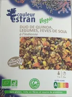 Duo de quinoa, légumes, fèves de soja à l'indienne