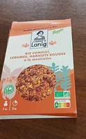 Riz complet, légumes, haricots rouges à la mexicaine