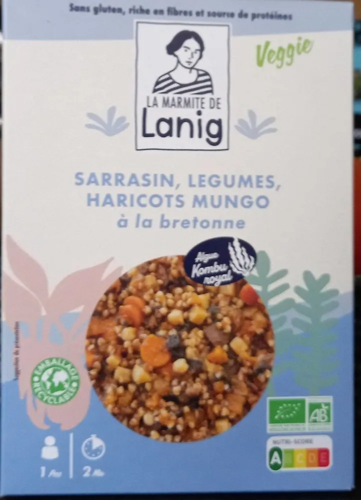 Sarrasin légume haricots Munro à la bretonne