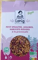 Petit épeautre, légumes haricots rouges a la provençale