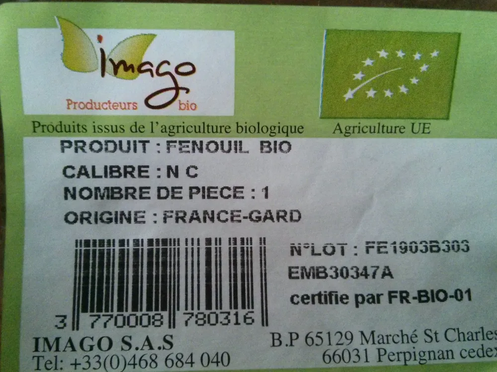 fenouil bio