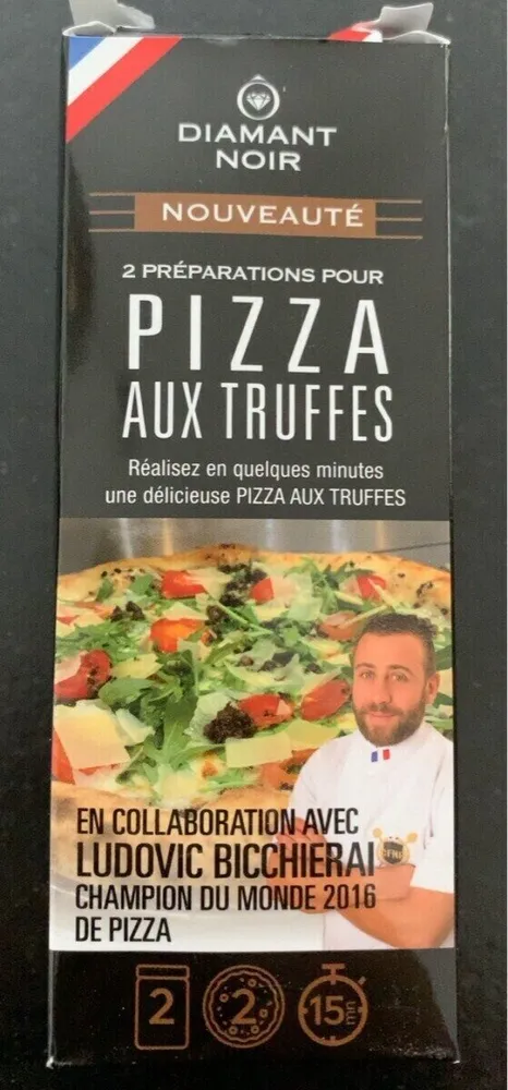 Preparation pour pizza aux truffes