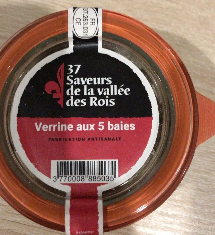 Verrine aux 5 baies