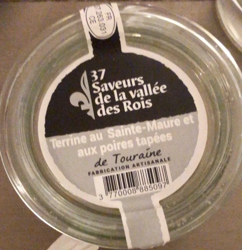 Terrine au sainte-Maure et aux poires tapées