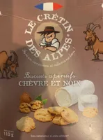 Biscuits aperitifs chevre et noix