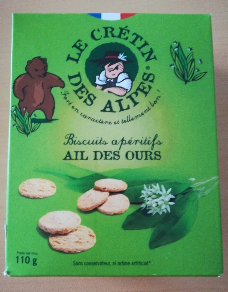Biscuits apéritifs ail des ours