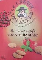 Biscuits apéritifs tomate basilic