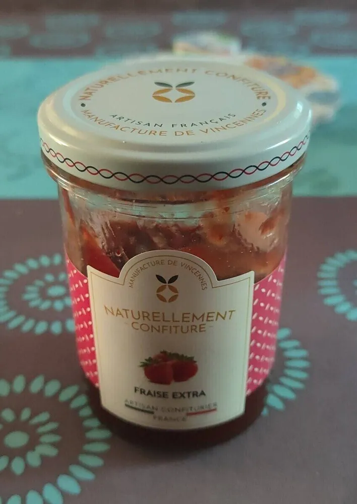 Naturellement confiture fraise extra