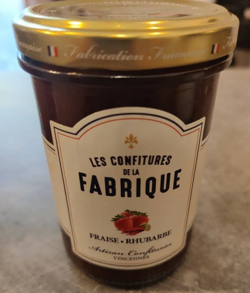 Confiture fraise rhubarbe