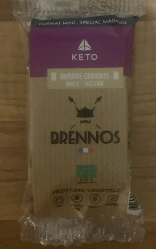 Barre keto Banane Caramel