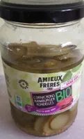 Cornichons hamburger rondelles bio