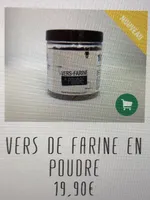 Vers de farine en poudre