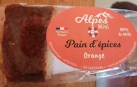 Pain d'épice miel orange