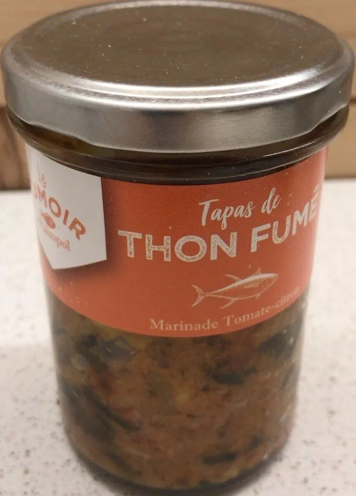 Tapas de thon fumé