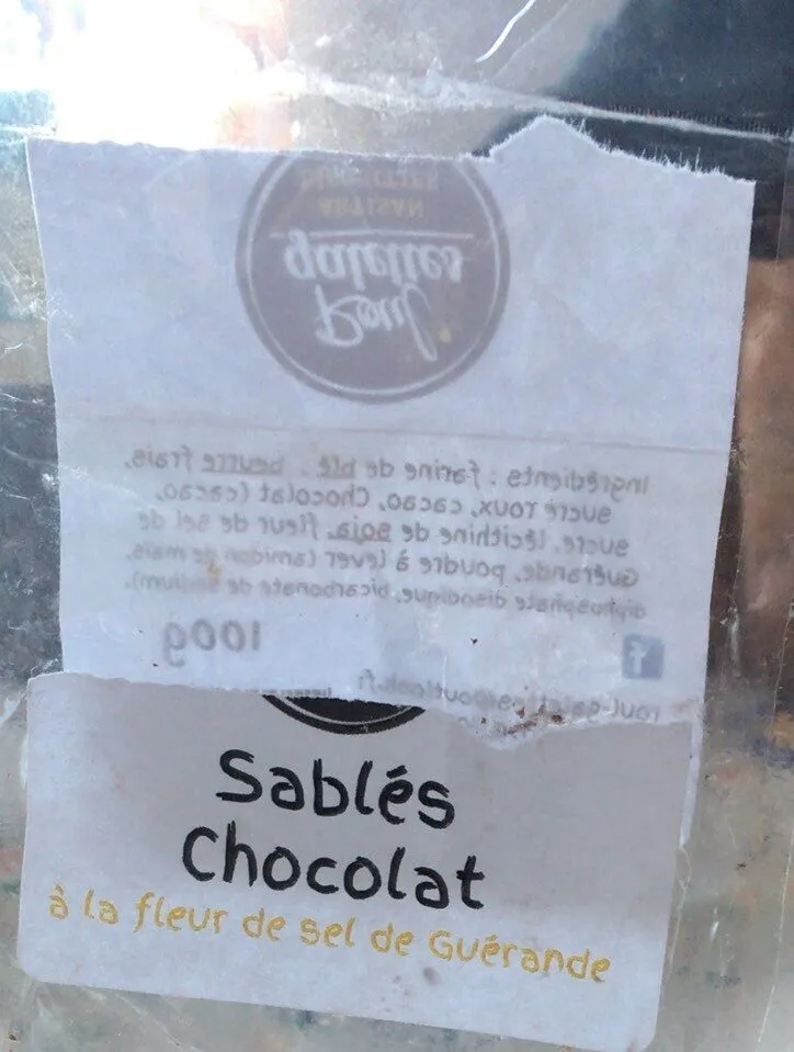 Sables chocolat