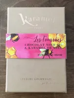Tablette de chocolat noir 66% & karamel de miel