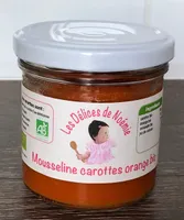 Mousseline carottes orange bio