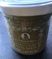 Purée fine petits pois menthe bio