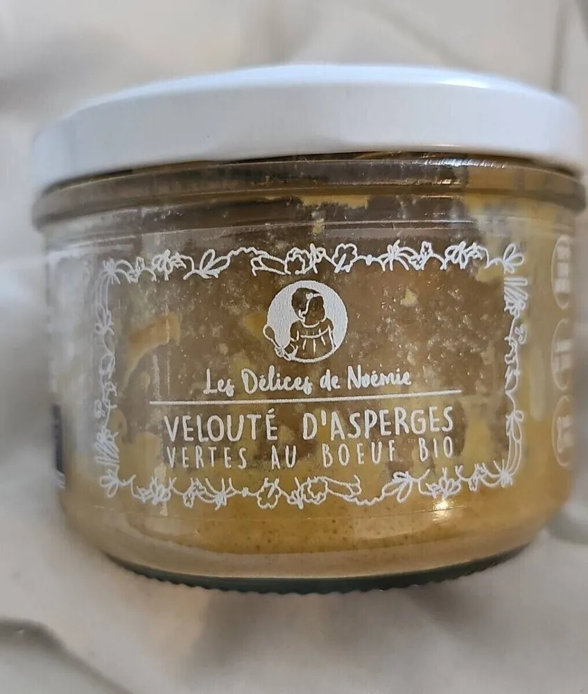 Velouté d'asperge verte au bœuf bio