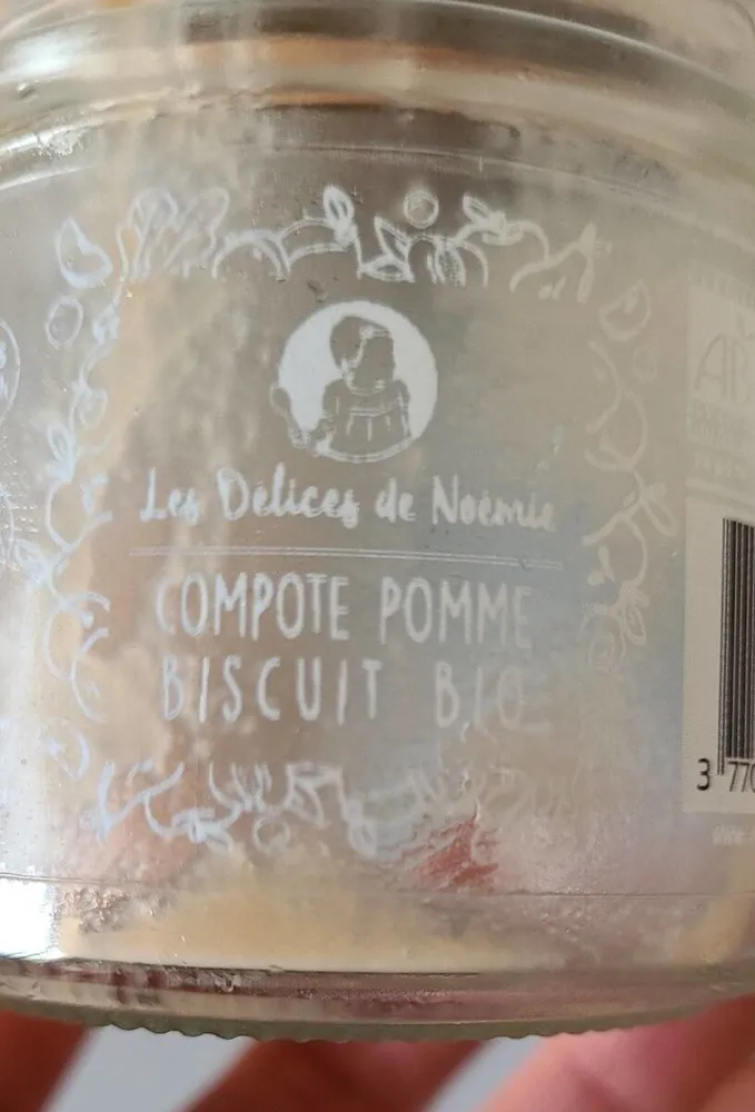 Compote Pomme Biscuit bio