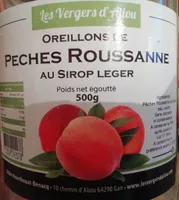 Oreillons de peches roussanne